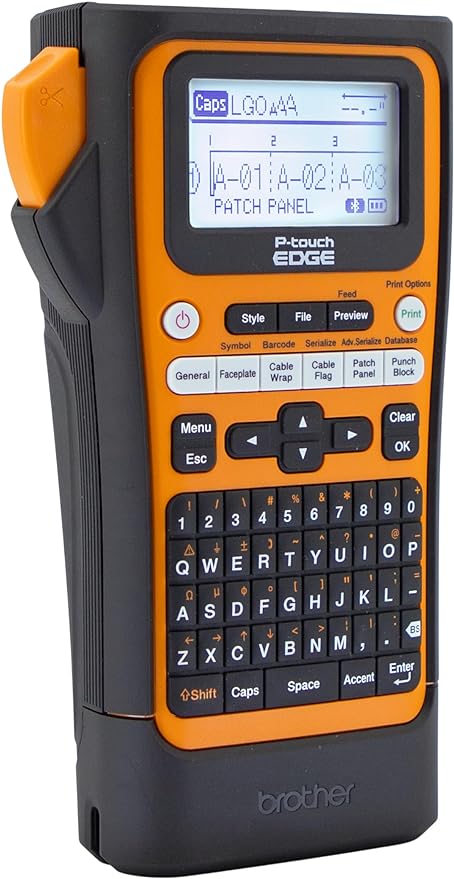 Brother PT-E310BTBP Contractor Kit: P-Touch Handheld Industrial Label Printer with Bluetooth & USB-C Plus 5 Tapes (up to 18mm Labels)
