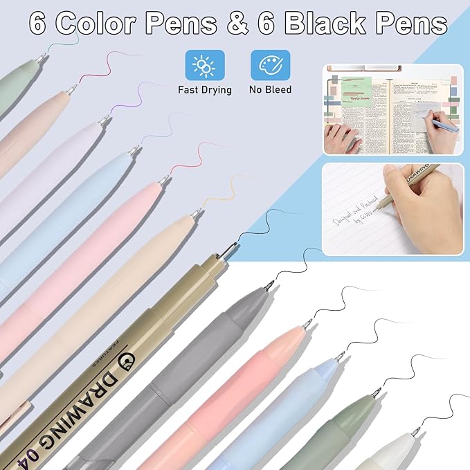 54Pcs Bible Study Supplies, Bible Journaling Kit with Pencil Case, Notebook, No Bleed Highlighters and Pens, Laminated Tabs & More, Note Taking Supplies, Valentines Day Gifts for Women,Green