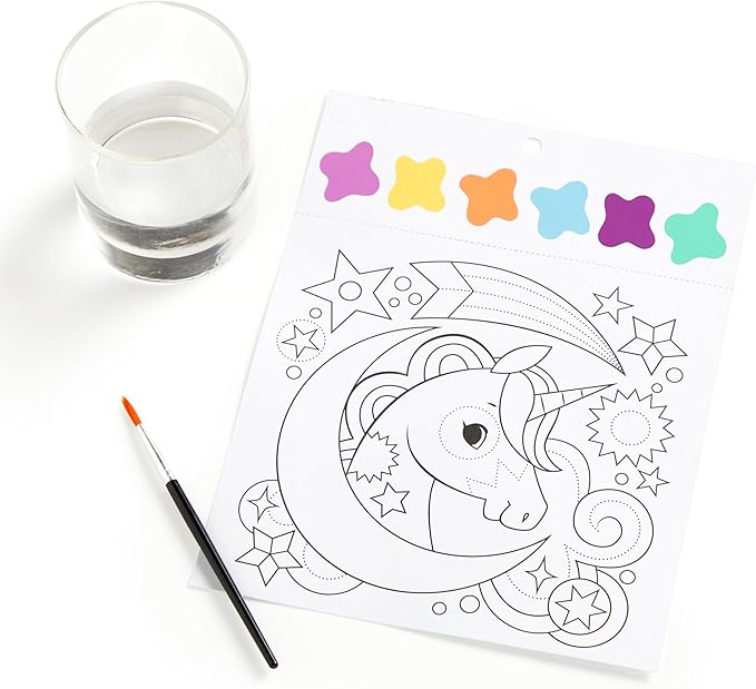 Mudpuppy Unicorn Magic – Painting Kit with Illustrations of Fun Unicorn Designs for Children Ages 5 and Up