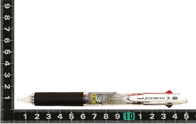 Uni Ballpoint Pen Jetstream 3 Color Black, Red, Blue Ink 0.38mm, Baby Pink (SXE340038.68)