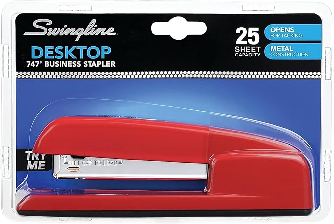 Swingline 74736 Business Stapler,20 Sh Cap, 210 Staples, Red