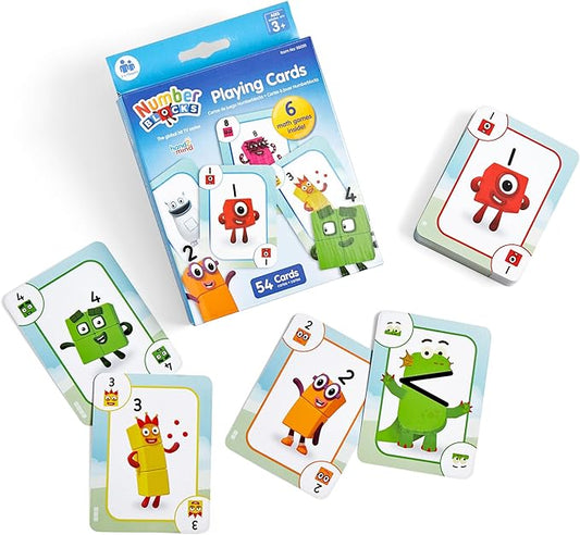 hand2mind Numberblocks Playing Cards, Travel Card Games for Kids, Counting Toys, Kindergarten Math Manipulatives, Preschool Learning Activities, Indoor Recess Games for Classroom, Kids Birthday Gift