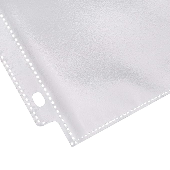 Amazon Basics Sheet Protectors for 3 Ring Binder, Non-Glare, Top Loading, Letter Size 8.5 x 11 in, Document Organizer, Pre-Punched Holes, Clear, 500-Pack