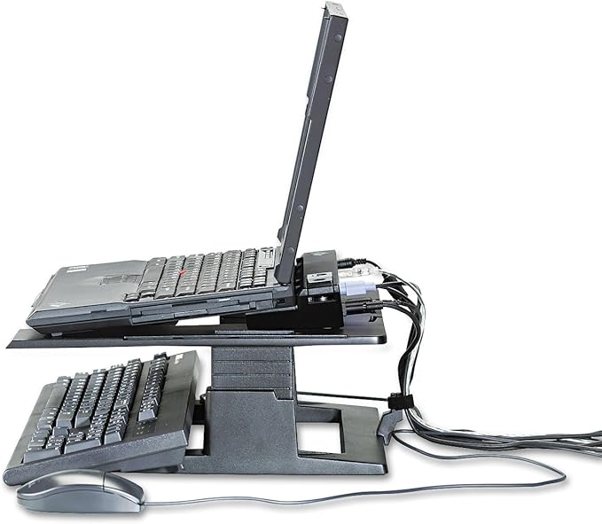 3M FT510091687 Adjustable Notebook Riser LX500 - Notebook Platform - Black