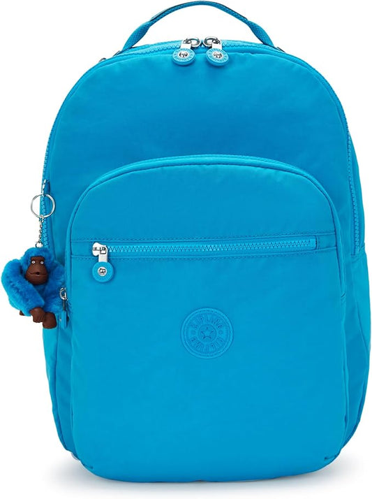 Kipling Women's Seoul 15" Laptop Backpack, Durable, Roomy with Padded Shoulder Straps, Built-In Protective Sleeve