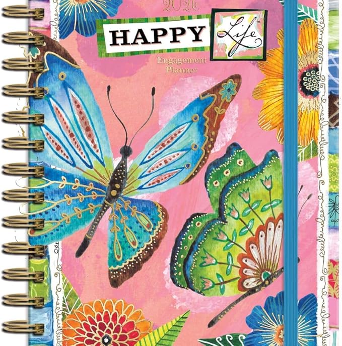 Lang, Happy Life 2026 Planner, 6.5'' X 9'', Weekly Calendar with Stapled Binding