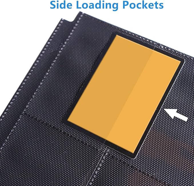 16 Pocket Card Binder, 1000+ Premium Zip Trading Card Binder, Double Sided Pocket Card Binder Album, Ringless Card Folder for MTG, TCG, Sports Card (Teal, 16Pockets)