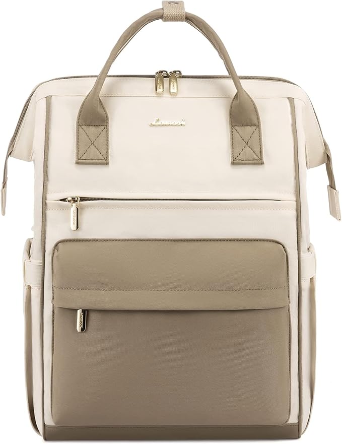 LOVEVOOK Laptop Backpack for Women, 18 Inch Work Teacher Nurse Bag, Large Capacity Business Computer Backpack Purse with USB Port, Stylish Casual Daypack for Travel