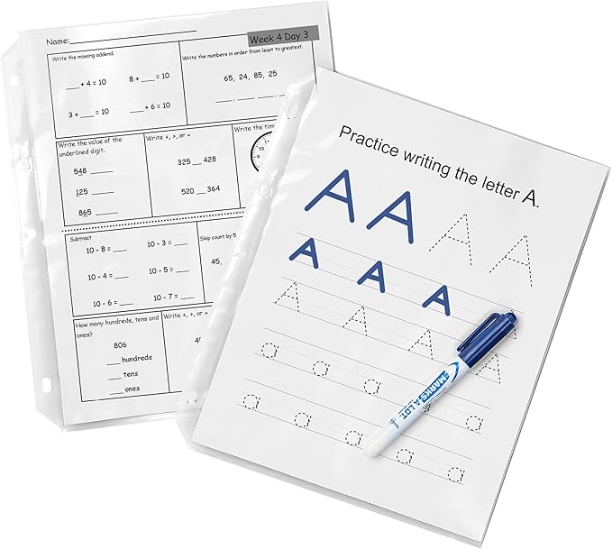 Avery Diamond Clear Super Heavyweight Sheet Protectors, Easy Load, 50 Document Protectors (74130)