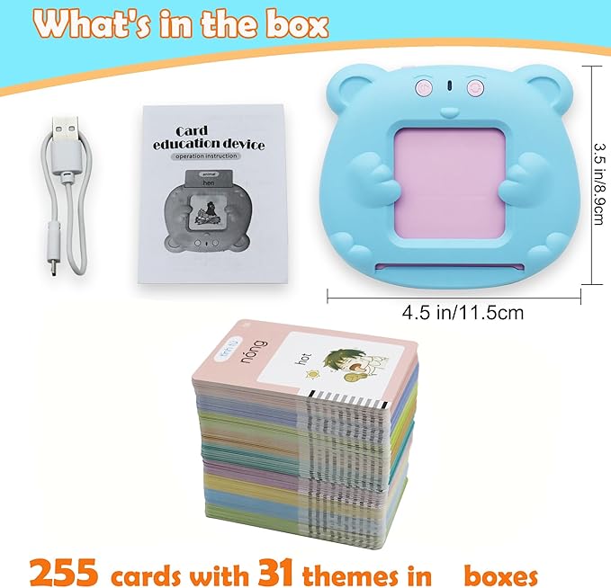 MAYAPHILOS 510 Sight Words Vietnamese and English Talking Flash Cards