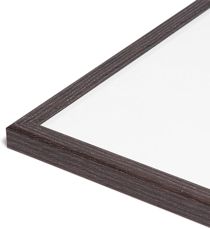 U Brands Magnetic Dry Erase Board White Board, 20" x 30" Inches, Black Wood Frame (3880U00-01)