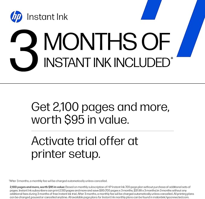 HP Envy Photo 7975 Wireless Color Inkjet Photo Printer, Print, scan, Copy, Easy Setup, Mobile Printing, Best-for-Home, 3 Month Trial of Instant Ink Included, AI-Enabled (B63K3A)