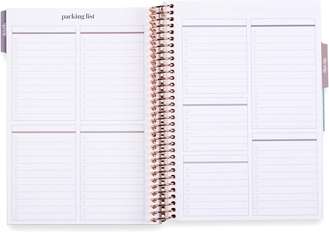 Erin Condren A5 Travel Journal Vacation Planner