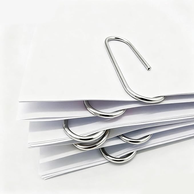 340PCS Paper Clips Binder Clips Paperclips Small Binder Clips Paper Clips Assorted Sizes Office Supplies School Supplies