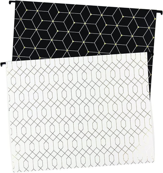 U Brands Hanging File Folders, Modern + Classic, 12 Count