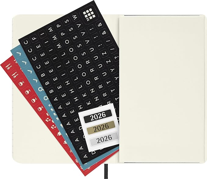 Moleskine Classic 12 Month 2026 Monthly Planner, Soft Cover, Pocket (3.5" x 5.5"), Black, 128 pages
