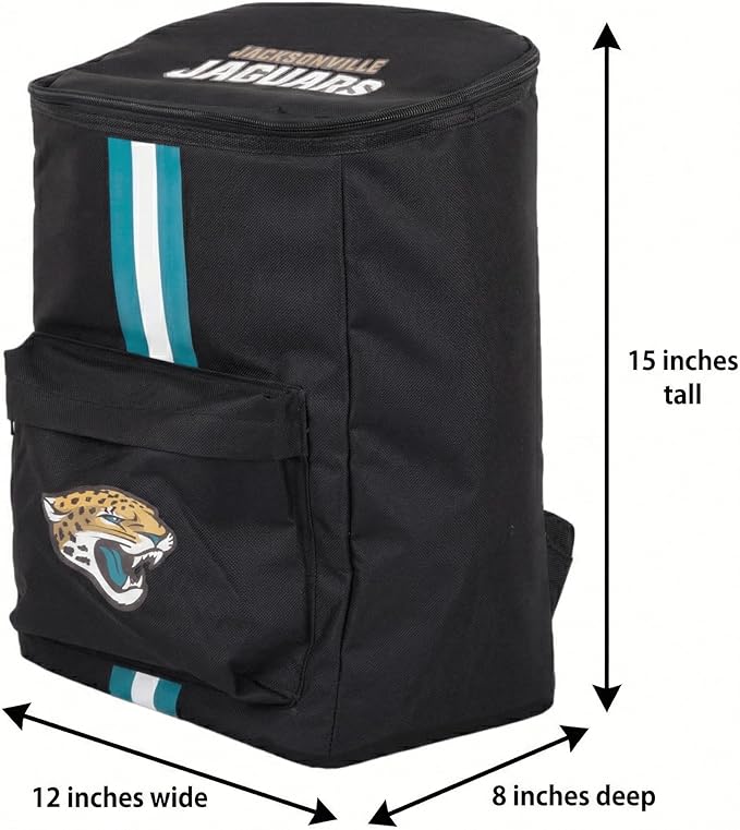 Cooler Backpack – Portable Soft Sided Ice Chest – Insulated Bag Holds 36 Cans - Football Gear – Show Your Team Spirit with Officially Licensed Fan Gear