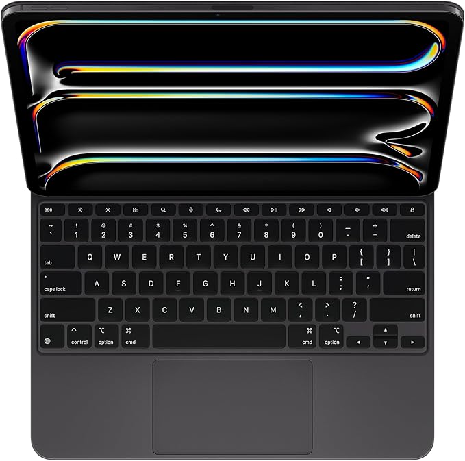 Apple iPad Magic Keyboard Case for iPad Pro 13-inch (M4 and M5), Great Typing Experience, Built-in Trackpad, Function Row, US English - Black