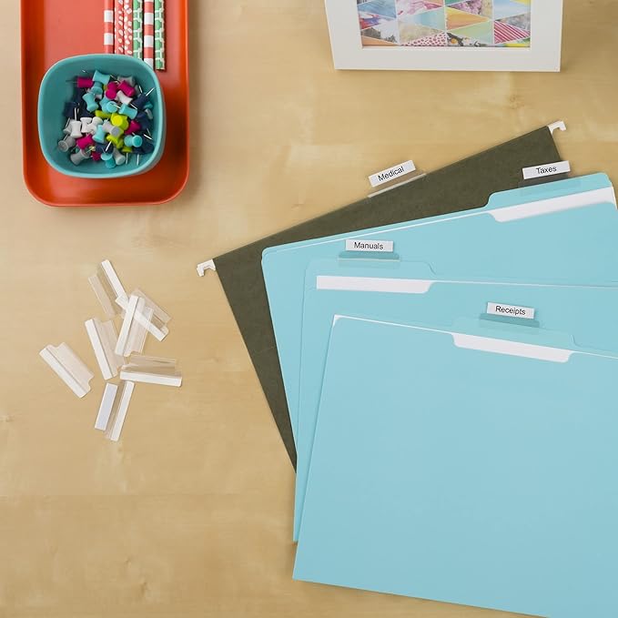Avery Index Tabs with Printable Inserts, 1-1/2", Self-Adhesive, 25 Tabs Total (16230)