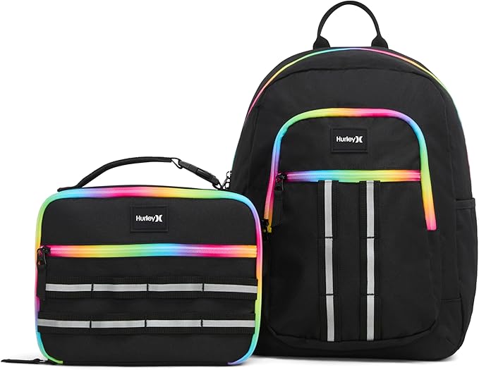 Hurley School Lunch Tote, Black