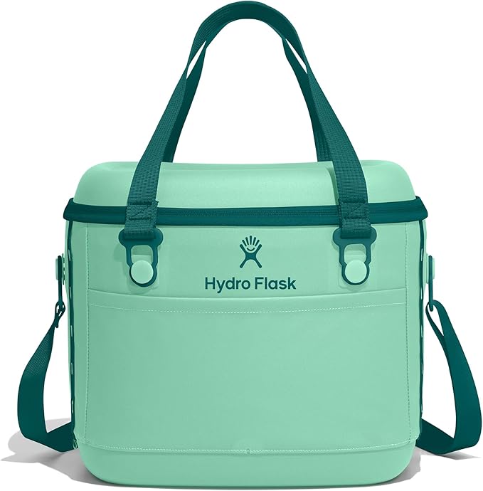 Hydro Flask Carryout Cooler - Insulated Portable Soft Cooler - 15 L Capacity in Mermaid Green