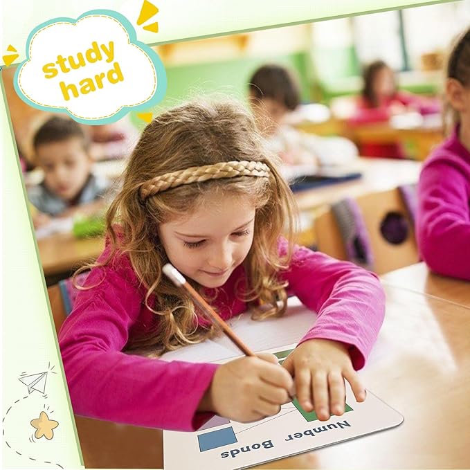 6 Set Multiplication Chart WhiteBoard, 9" x 12" Double Sided Dry Erase Multiplication Flash Cards Times Table Chart Math Manipulatives for Kids Students 1st/2nd/3rd/4th Grade Home Supplies