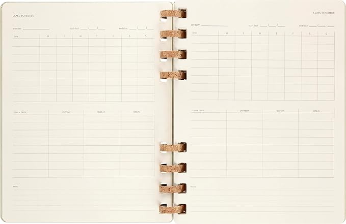 Moleskine 2024 Spiral Academic Planner, 12M, Extra Large, Crush Kiwi, Hard Cover (7.5 x 10)