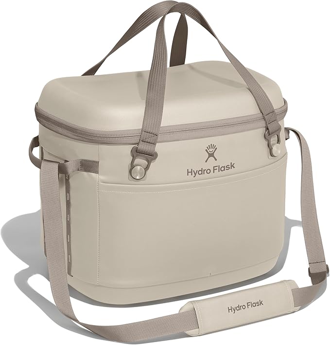 Hydro Flask Carryout Cooler - Insulated Portable Soft Cooler - 30 L Capacity in Oat