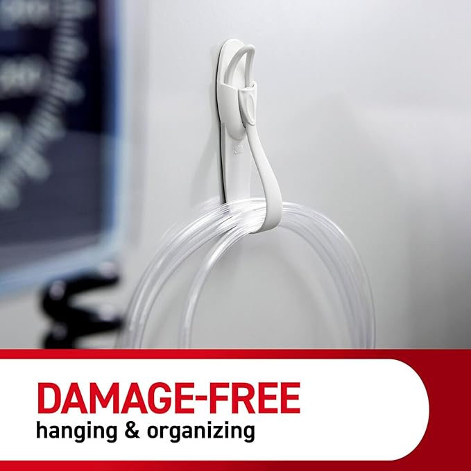 Command Cord Bundlers, Damage-Free Hanging Cord Organizer, No Tools Cord Bundler for Hanging Electrical Cables of Christmas Decorations, 6 Gray Cord Bundlers and 12 Command Strips