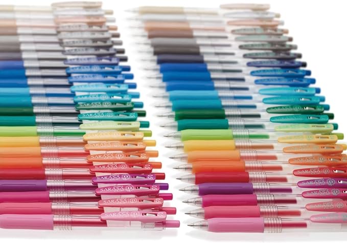 ZEBRA P-JJ15-BK10 Gel Ballpoint Pen, Sarasa Clip, 0.5, Black, 10 Pens