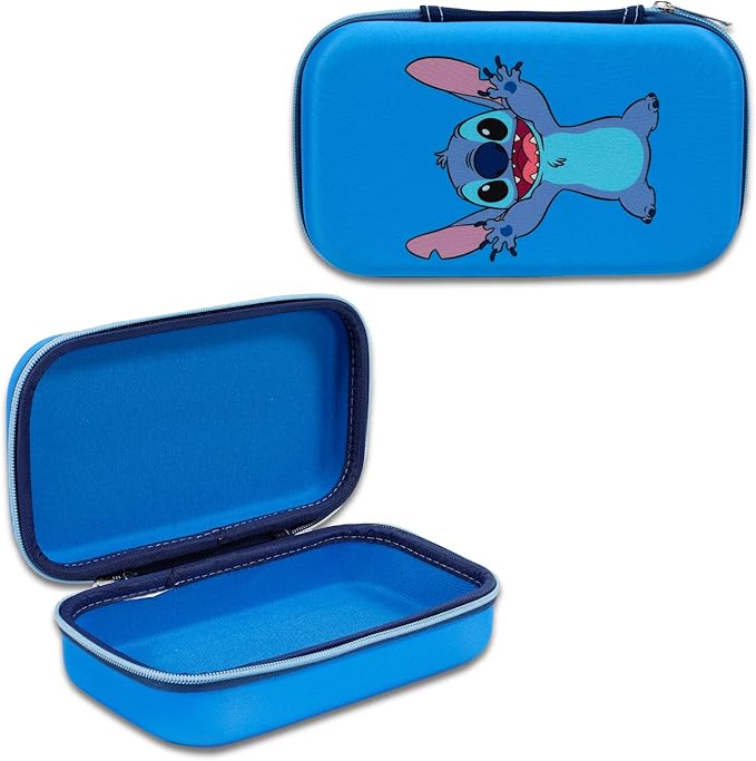 Disney Stitch Pencil Box Set School Supplies Bundle with Pencil Case, Stickers, Bookmark, More | Lilo and Stitch Stationery Set for Girls, Toddlers