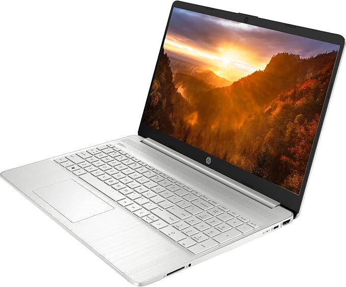HP 15 Notebook Laptop, 15.6" Full HD Display, Intel Core i5-1135G7 Processor, 32GB DDR4 RAM, 512GB PCIe SSD, USB Type-C, Webcam, Wi-Fi, Windows 11 Home, Silver