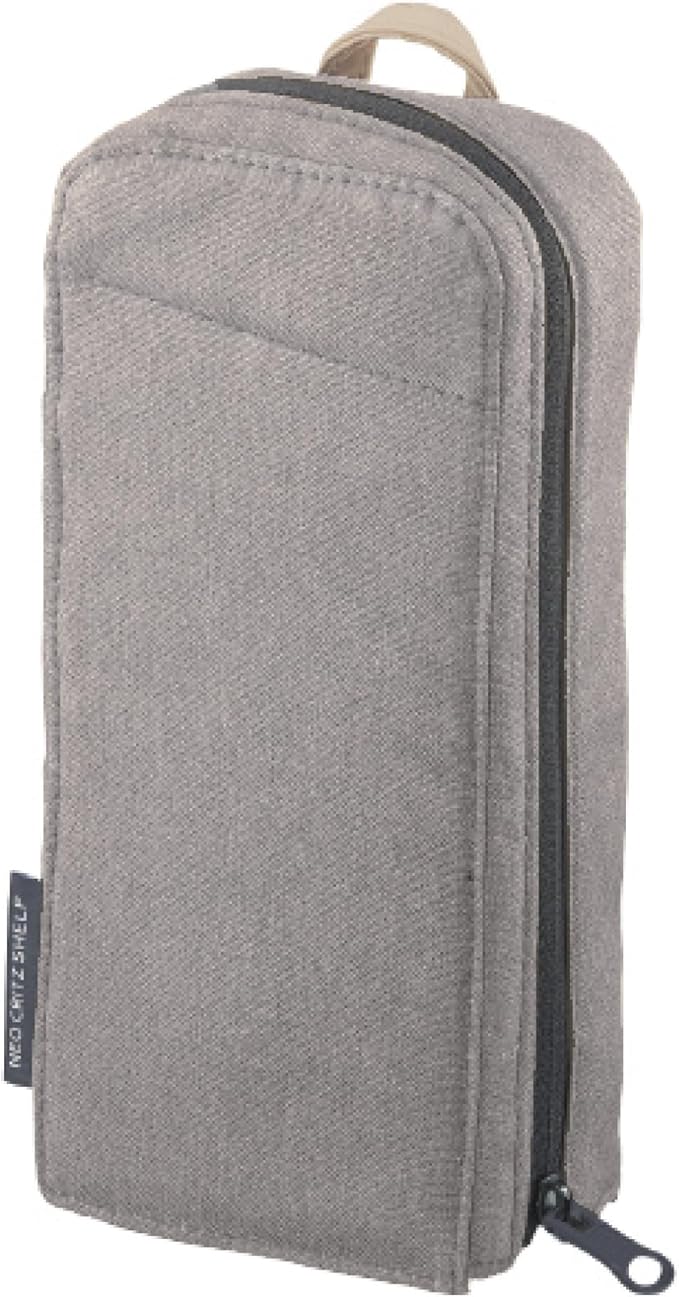 Kokuyo AMF-VBF210LM Pen Case, Pencil Case, Pen Holder, Neocritz Shelf, Warm Gray