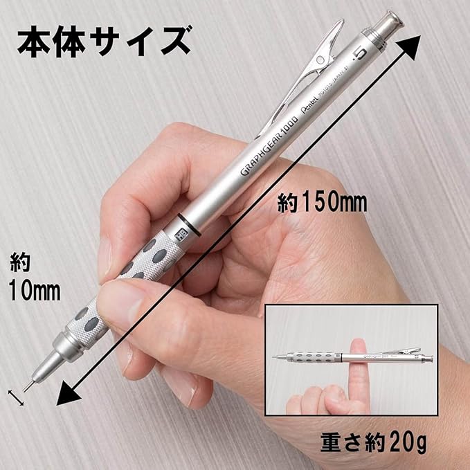 Pentel Graph Gear 1000 Mechanical Pencil, 0.5mm (PG1015)