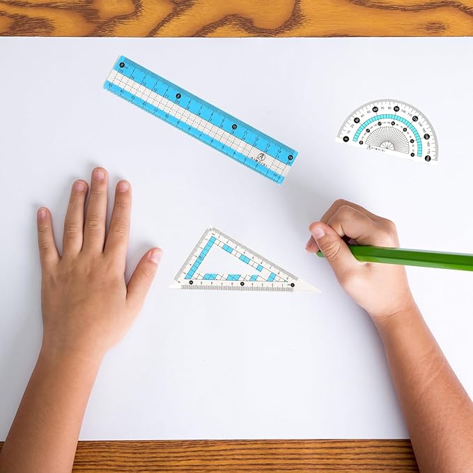 Compass Geometry Tool Geometry Set Drafting Drawing Compass and Protractor Set with Box Math Geometry Compass for Geometry Metal Compass Geometry Kit Drawing Tool for Measuring Drawings Study