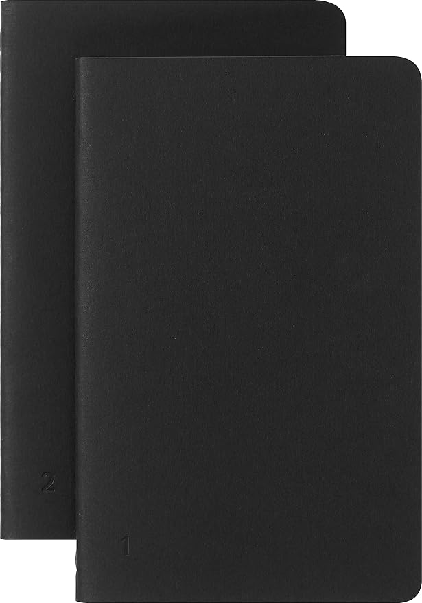 Moleskine Smart Cahier Journal, Soft Cover, Pocket (3.5" x 5.5") Ruled/Lined, Black, 56 Pages - Compatible w/ Moleskine Smart Pen