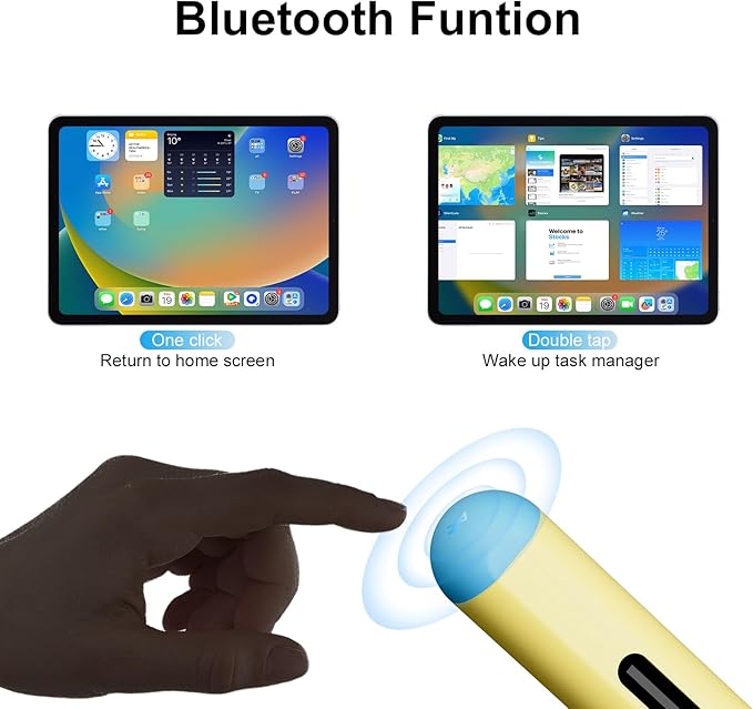 Stylus Pen for iPad 2018-2023, Fast Charging Apple Pencil (1st Gen) With Tilt Sensitivity & Palm Rejection, Magnetic Pen for iPad Air 3/4/5, Mini 5/6, 6-10 Gen, Pro 11/12.9"