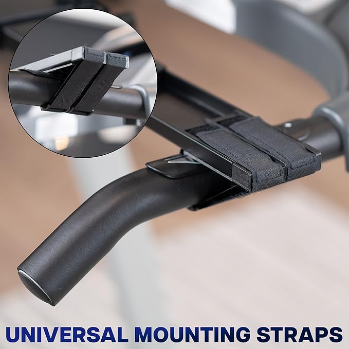 VIVO Universal Wooden Laptop Treadmill Desk, Adjustable Ergonomic Notebook Mount Stand for Treadmills, Includes Mouse Pad and Wrist Support, Stand-TDML4