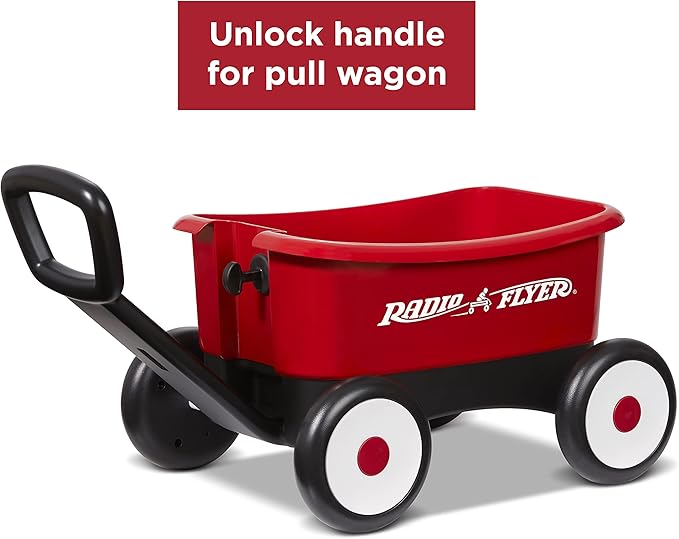 Radio Flyer My 1st Wagon with Teddy Bear, Red Amazon Exclusive