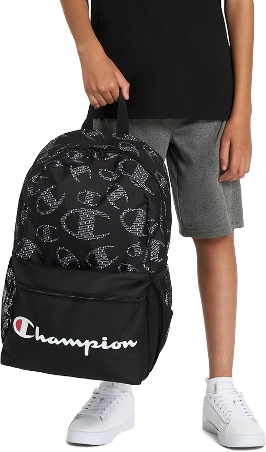 Champion Merit Backpack, Grey/White, OS