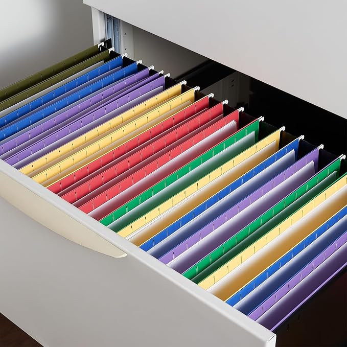 Staples Hanging File Folders, Legal Size, Straight‑Cut Tabs, Standard Green, Durable Filing Solution – 25/Box