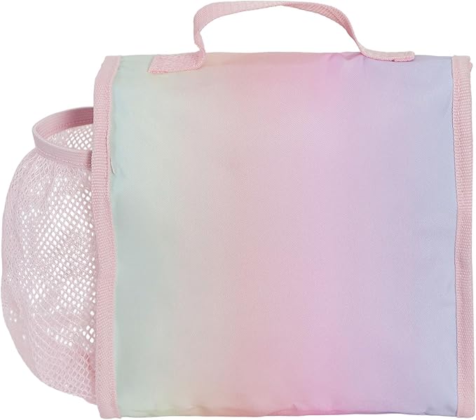 Girls Pokemon Backpack + Lunch Bag + Pencil Case 3 Piece Pikachu & Eevee College School Bag Set, Pink, Backpack