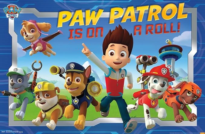 Nickelodeon Paw Patrol - Crew Wall Poster, 19L" x 13W", Premium Unframed Version