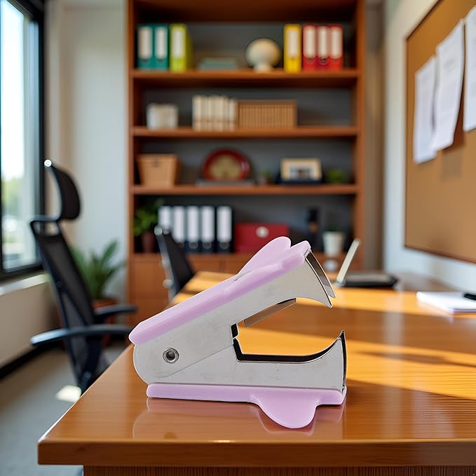 1Pc Purple Stapler Puller,Stapler Removals, Remover - Staple Puller Tool with Non-Slip Grip,Wear-Resistant Supplies for School,Teachers,Students,and Home Desk Staplers,Manual Staplers,Office Products