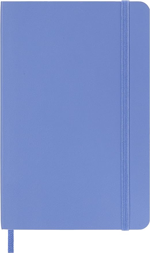 Moleskine Classic Notebook, Pocket, Plain, Hydrangea Blue, Soft Cover (3.5 x 5.5)
