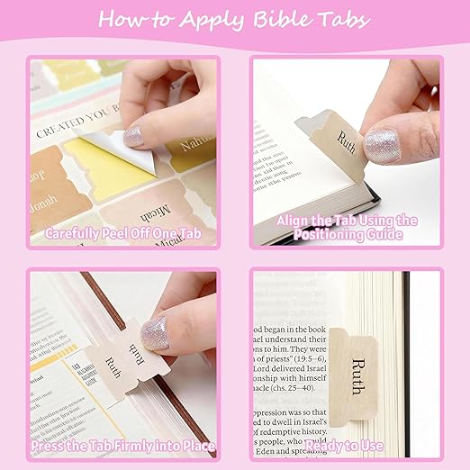Bible Study Supplies Kit 43 Pcs for Women & Men – Bible Journaling Set with No Bleed Highlighters, Pens, Bible Tabs, Bookmarks, Cross Paper Clips & Transparent Sticky Notes