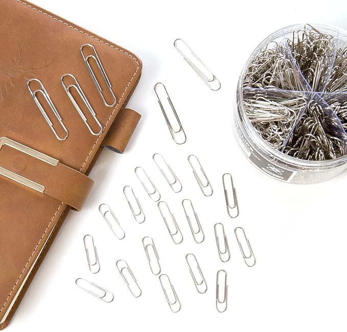 700pcs Paper Clips Assorted Sizes Large (700PCS)