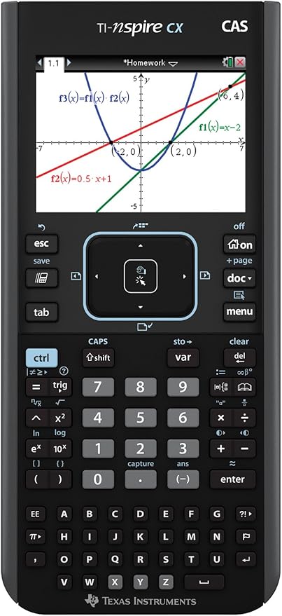 Texas Instruments Nspire CX CAS Graphing Calculator (Renewed)
