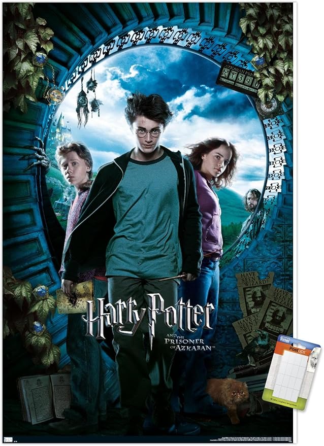 Trends International Harry Potter and the Prisoner of Azkaban - Sky One Sheet Wall Poster, 14.72" x 22.37", Premium Poster & Mount Bundle
