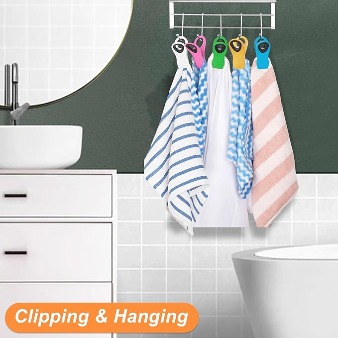 30 Pack Chip Clips Bag Clips, Binder Clips, Multipurpose Magnetic Plastic Food Clip, Multicolor Refrigerator Magnet Clip, Office Paper Clamps